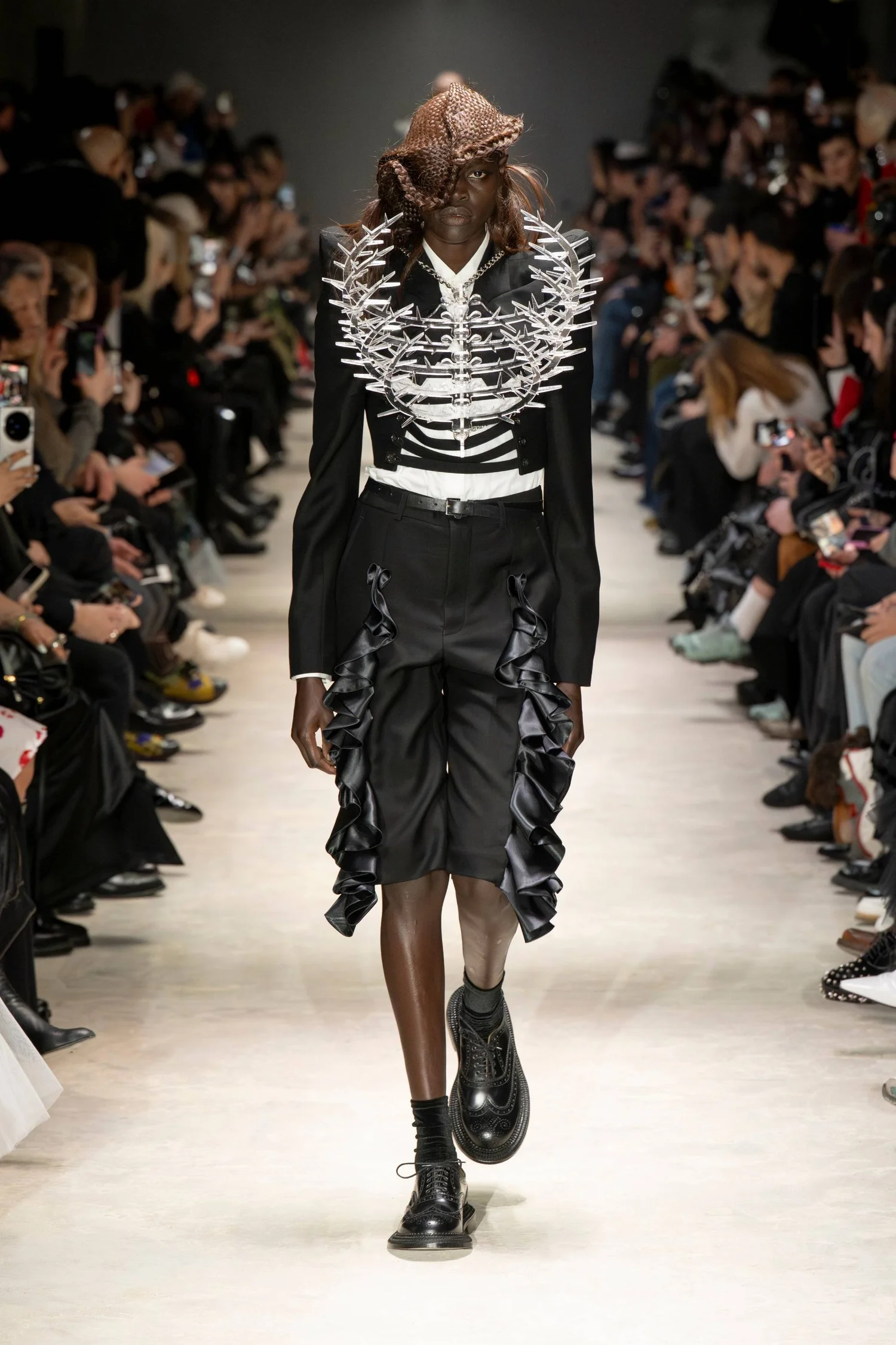 noir kei ninomiya 25ss フィッシュテイルベスト Noir Kei Ninomiya S